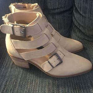 Crevo Suede Booties Size 8